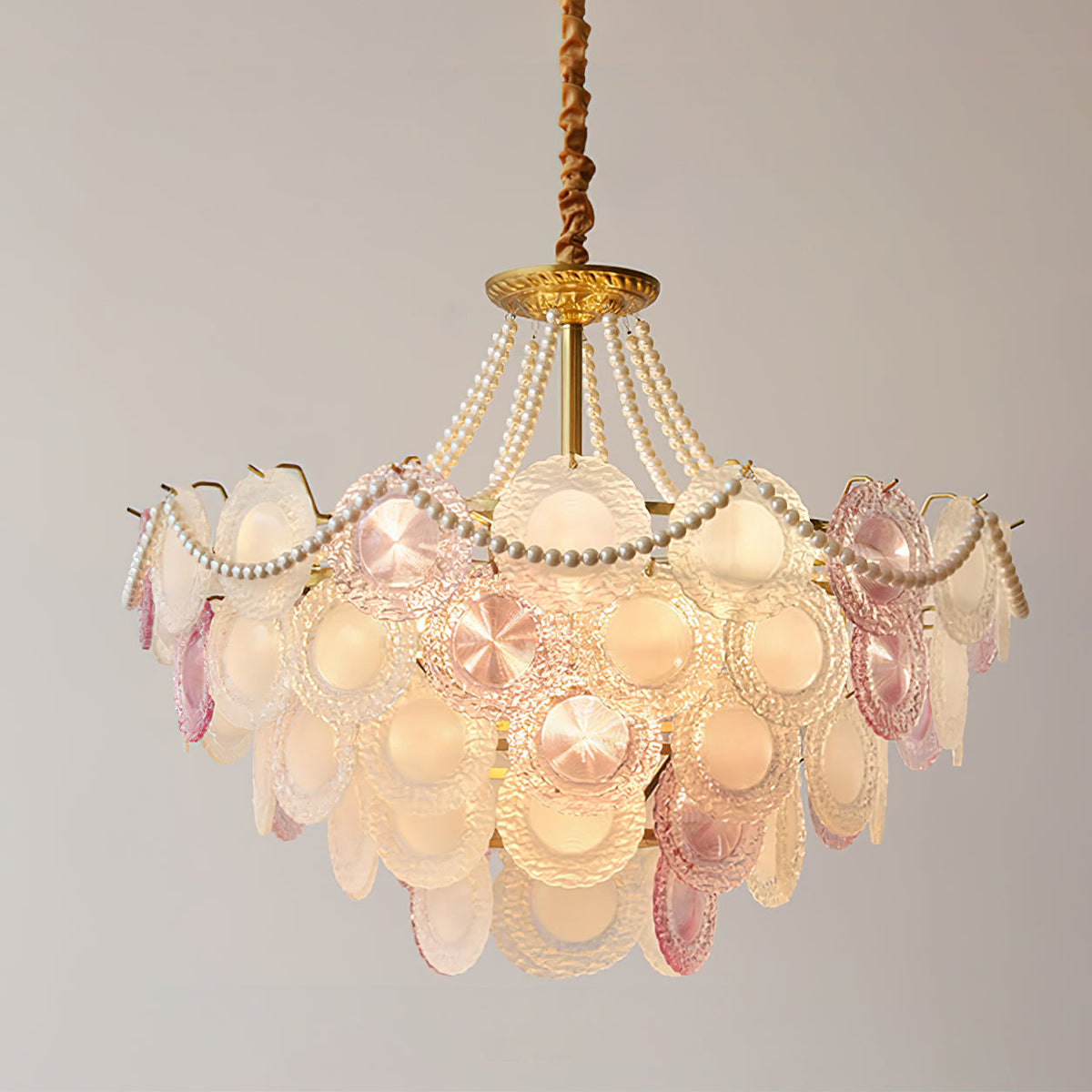 Mortimer Glass Chandelier
