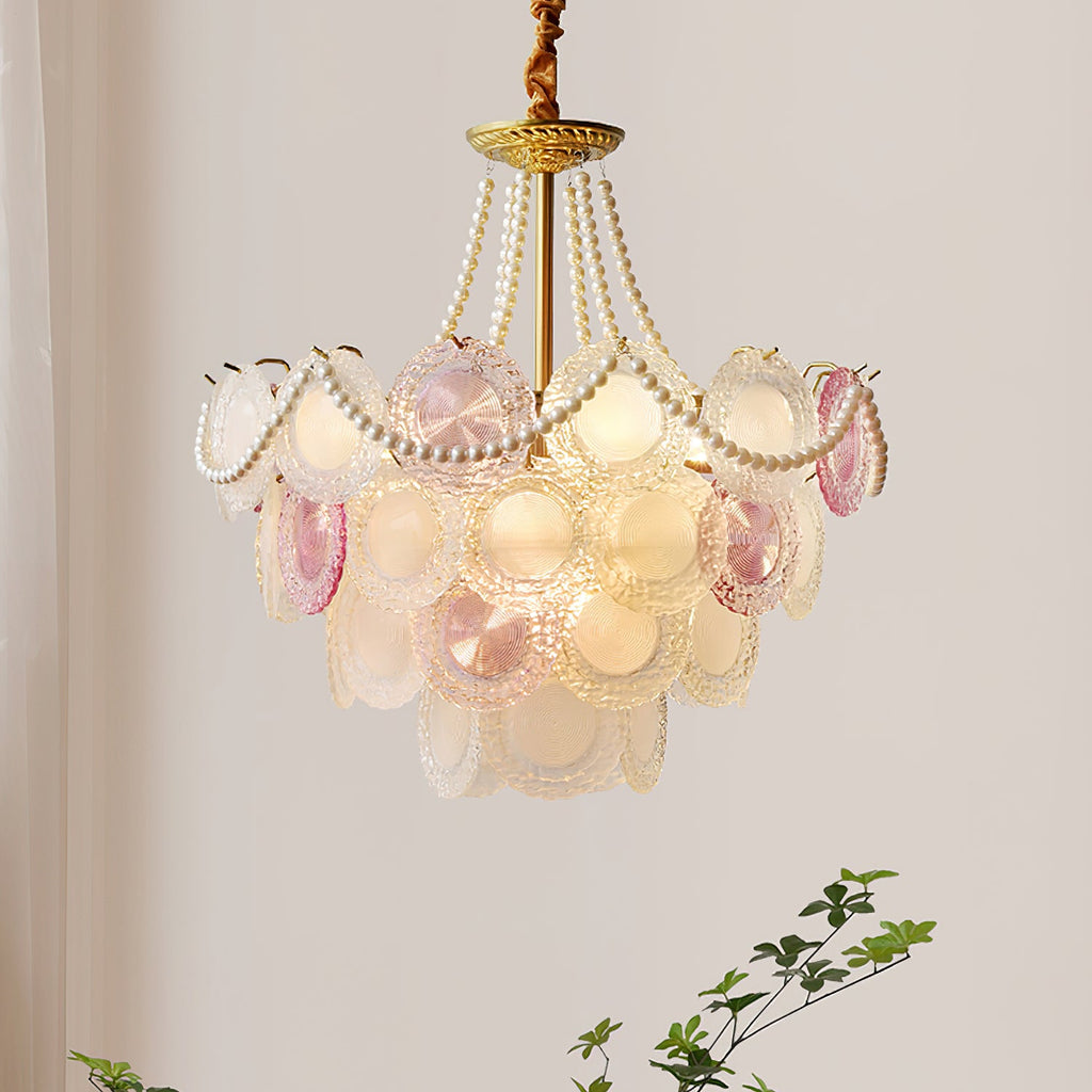 Mortimer Glass Chandelier