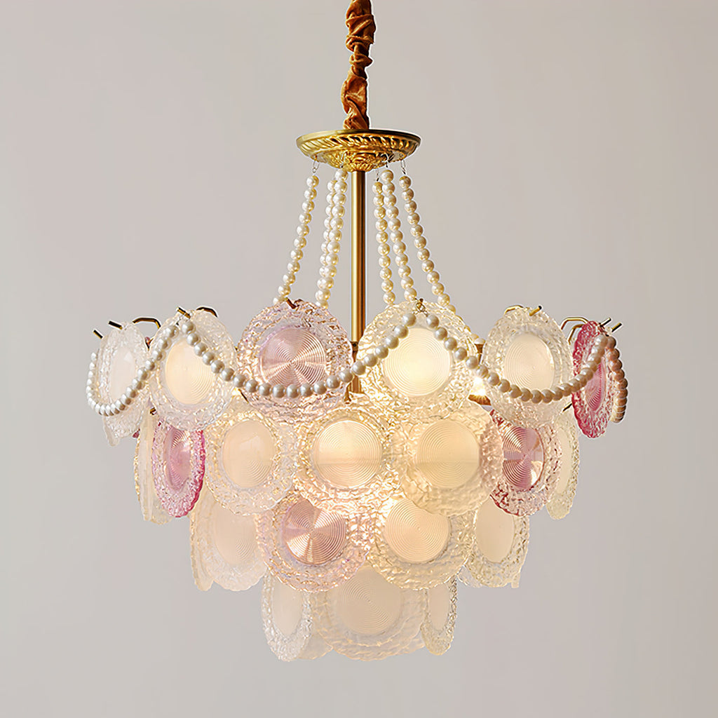 Mortimer Glass Chandelier