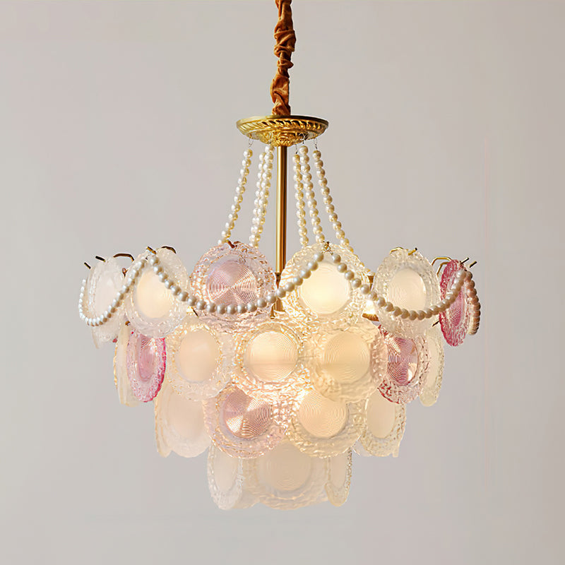 Mortimer Glass Chandelier