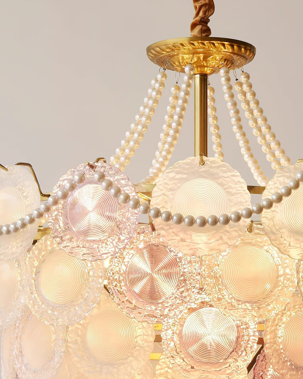 Mortimer Glass Chandelier