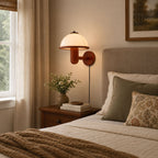 Mushroom Wood Wall Light
