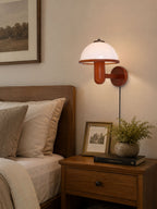 Mushroom Wood Wall Light
