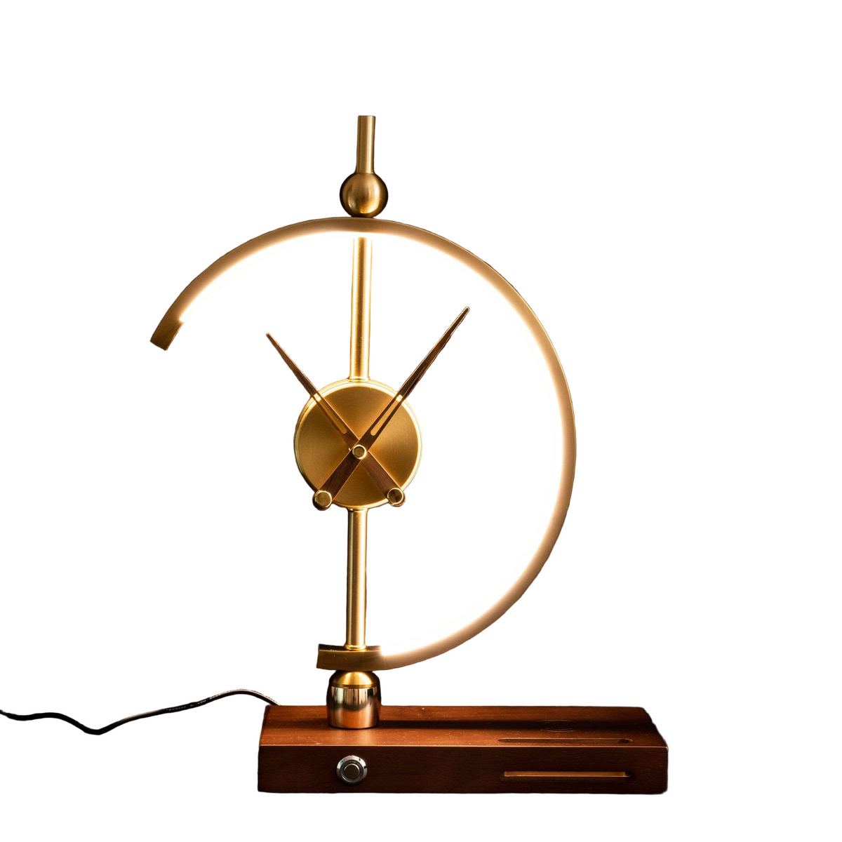 Smart LED Desk Lamp with Clock
