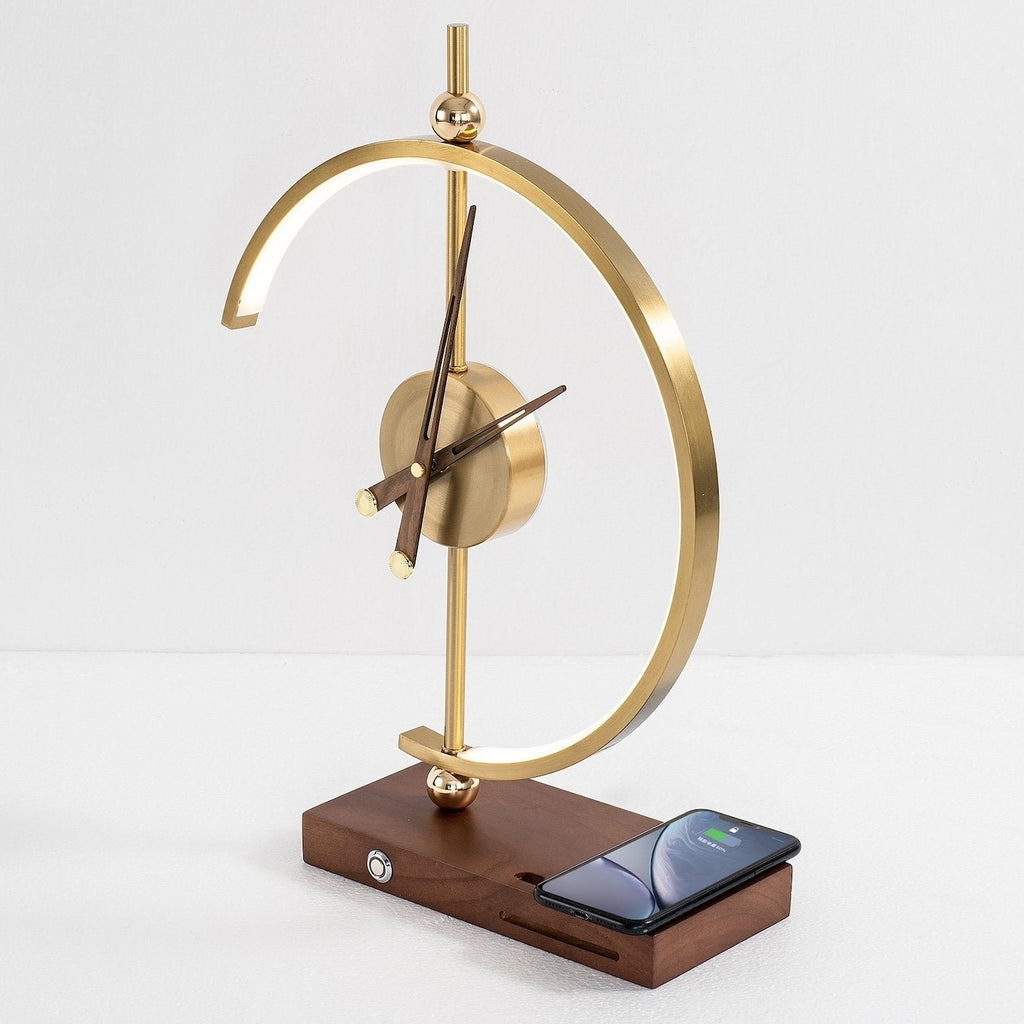 Smart LED Desk Lamp with Clock