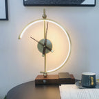 Smart LED Desk Lamp with Clock