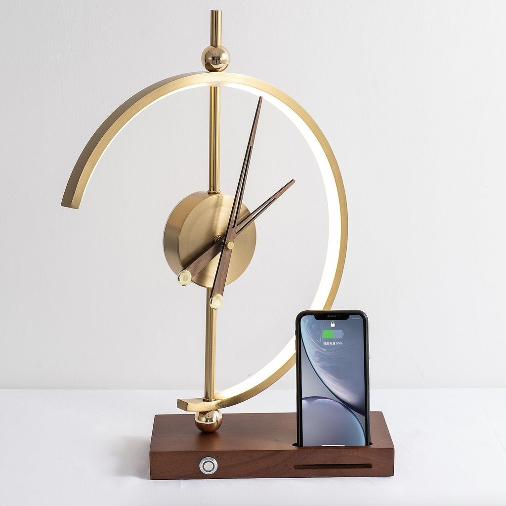 Smart LED Desk Lamp with Clock