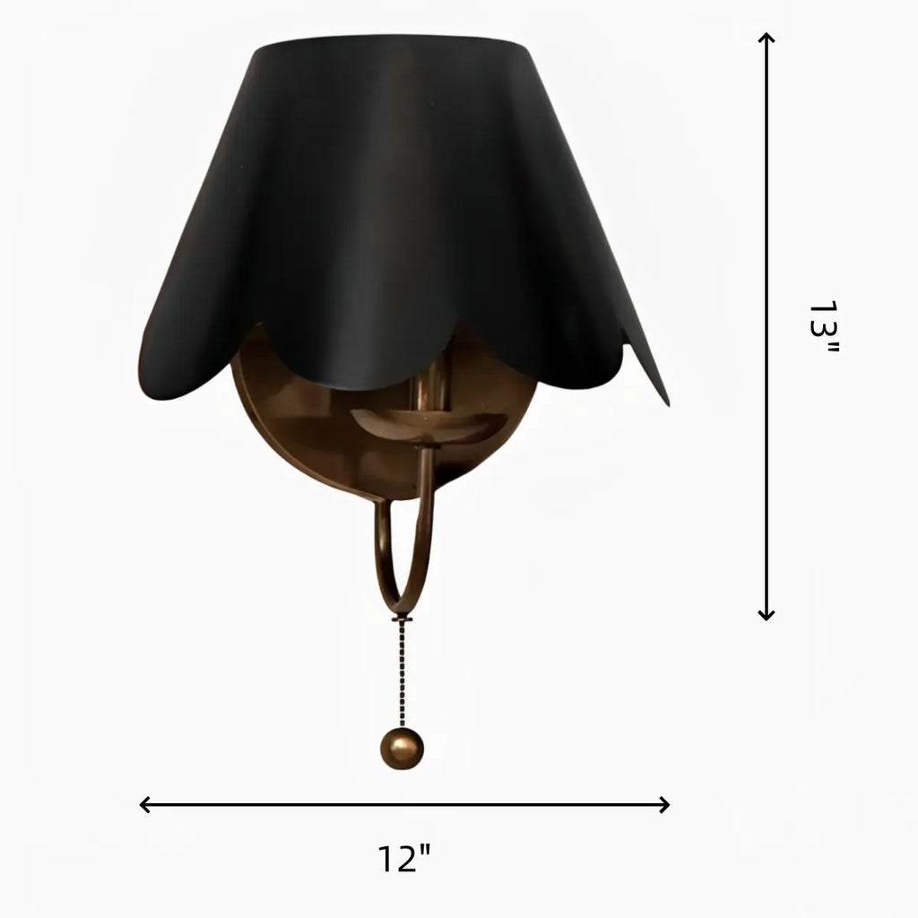 Nessa Petal Metal Wall Sconce