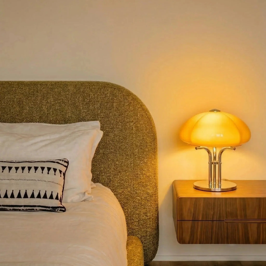 Pumpkin Glass Table Lamp
