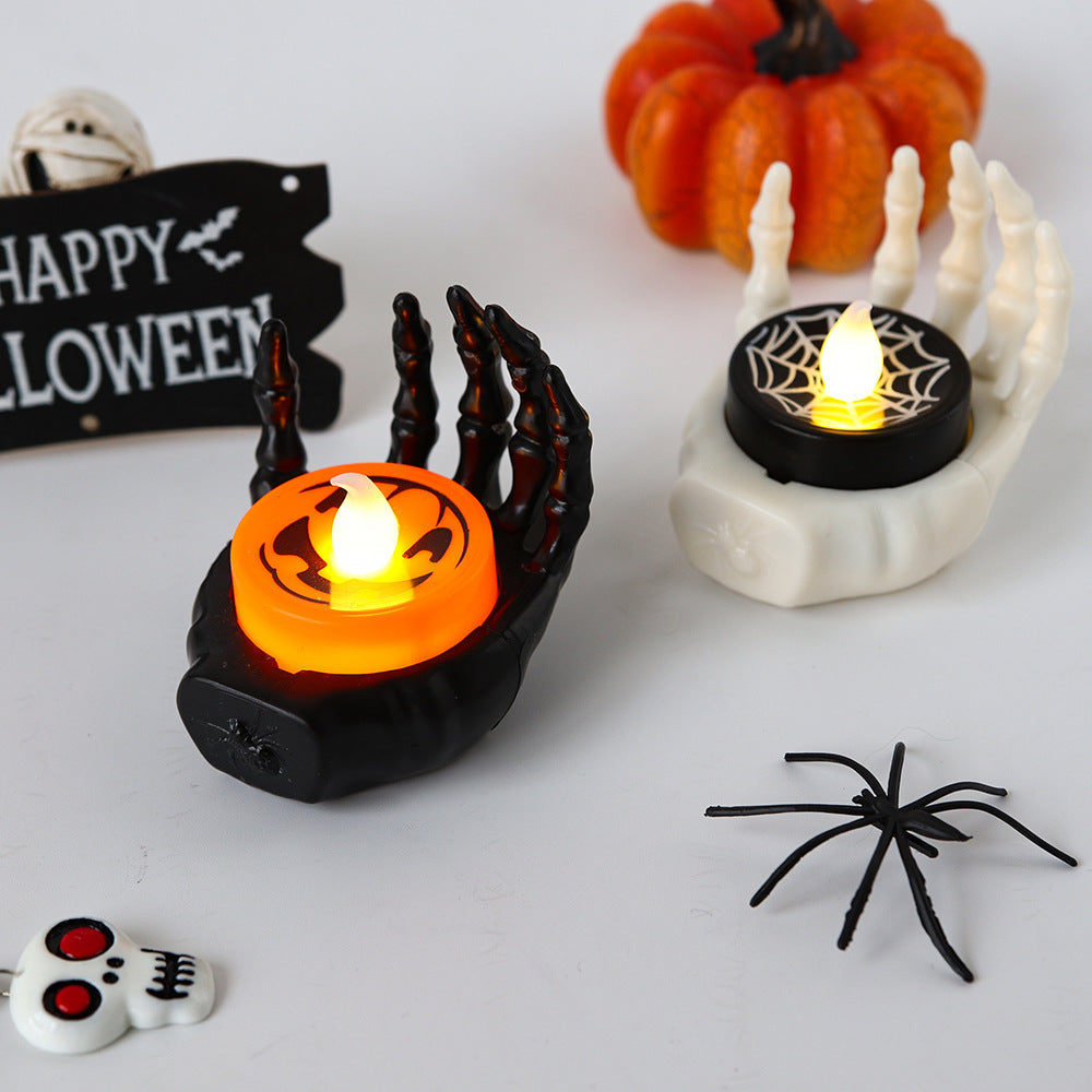 LED Hand Candle Holder