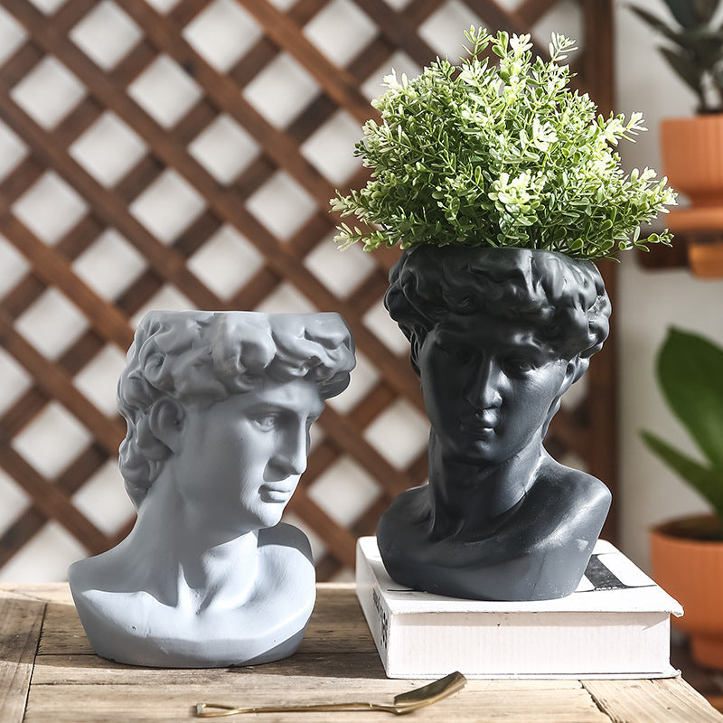 Sculptural Head Vase