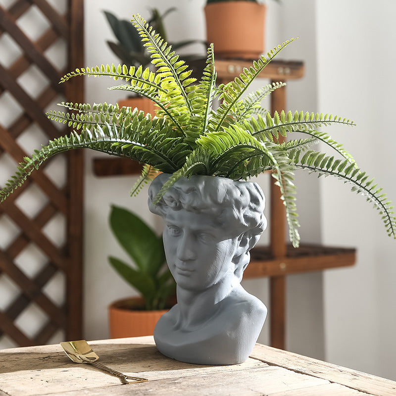 Sculptural Head Vase