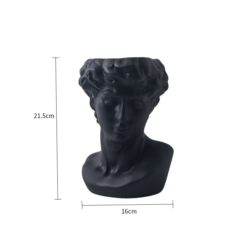Sculptural Head Vase