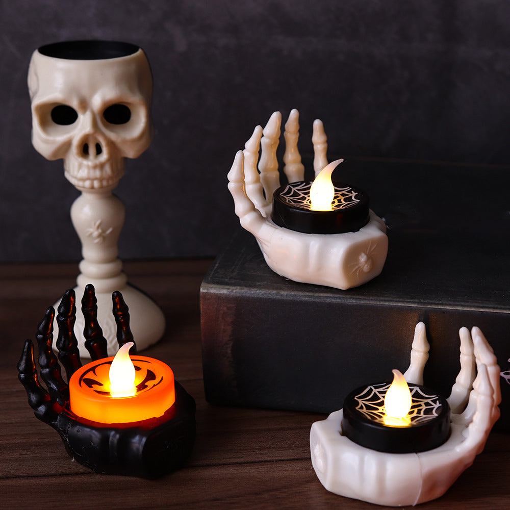 LED Hand Candle Holder