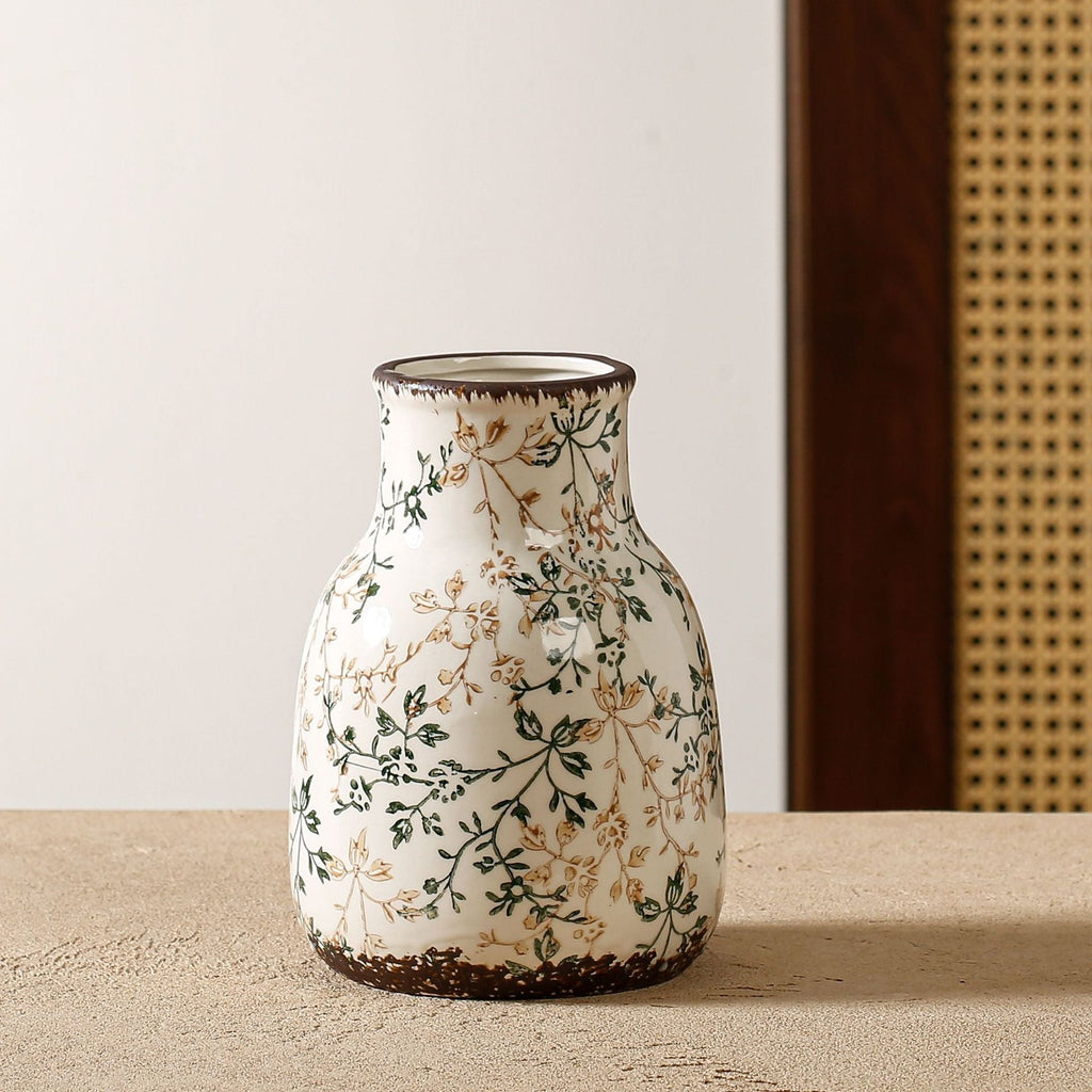 Floral Ceramic Vase