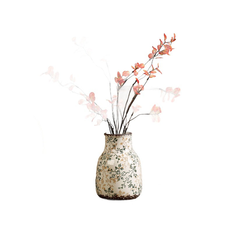 Floral Ceramic Vase