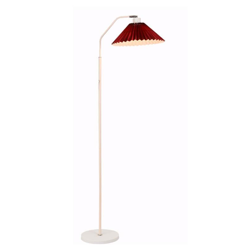 Minimalist Pleated Fabric Floor Lamp