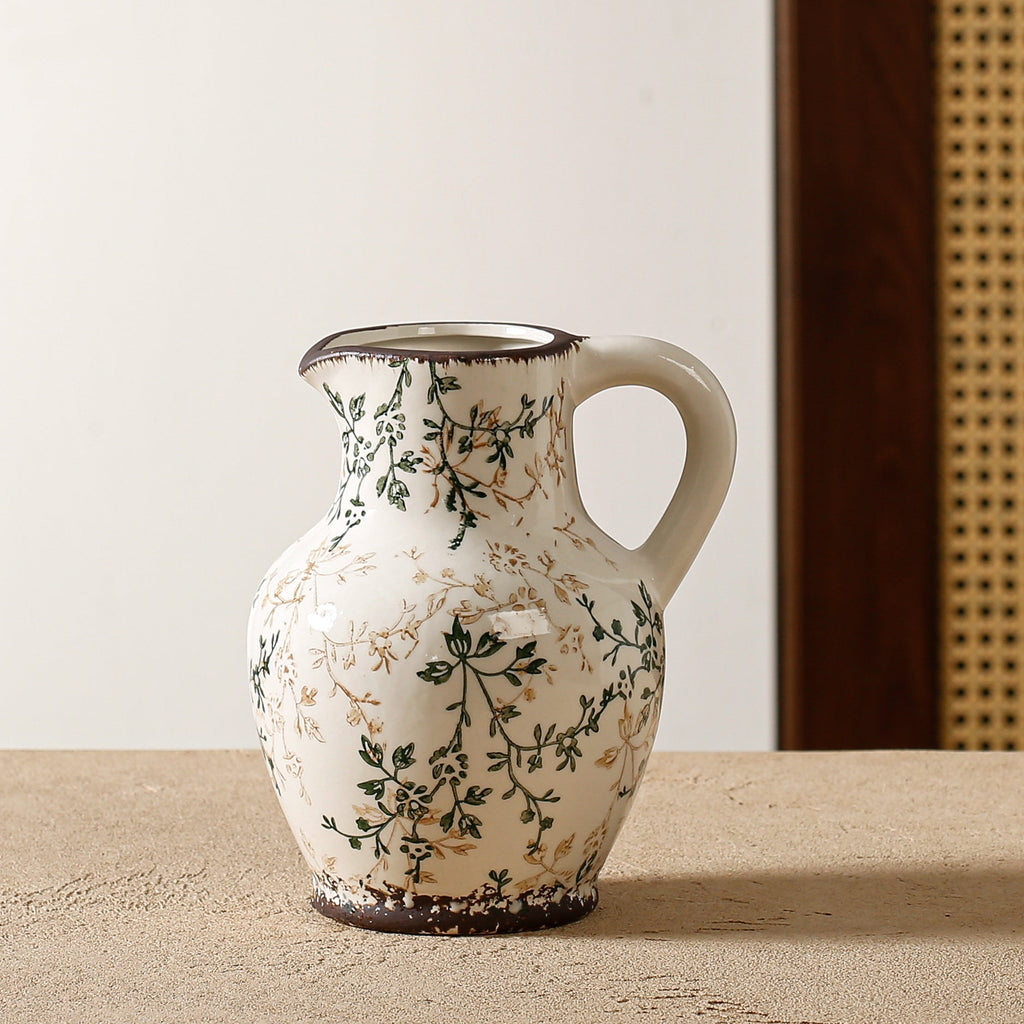 Floral Ceramic Vase