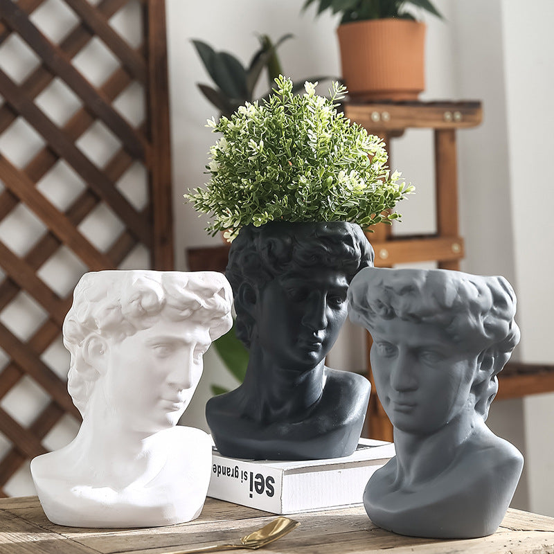 Sculptural Head Vase
