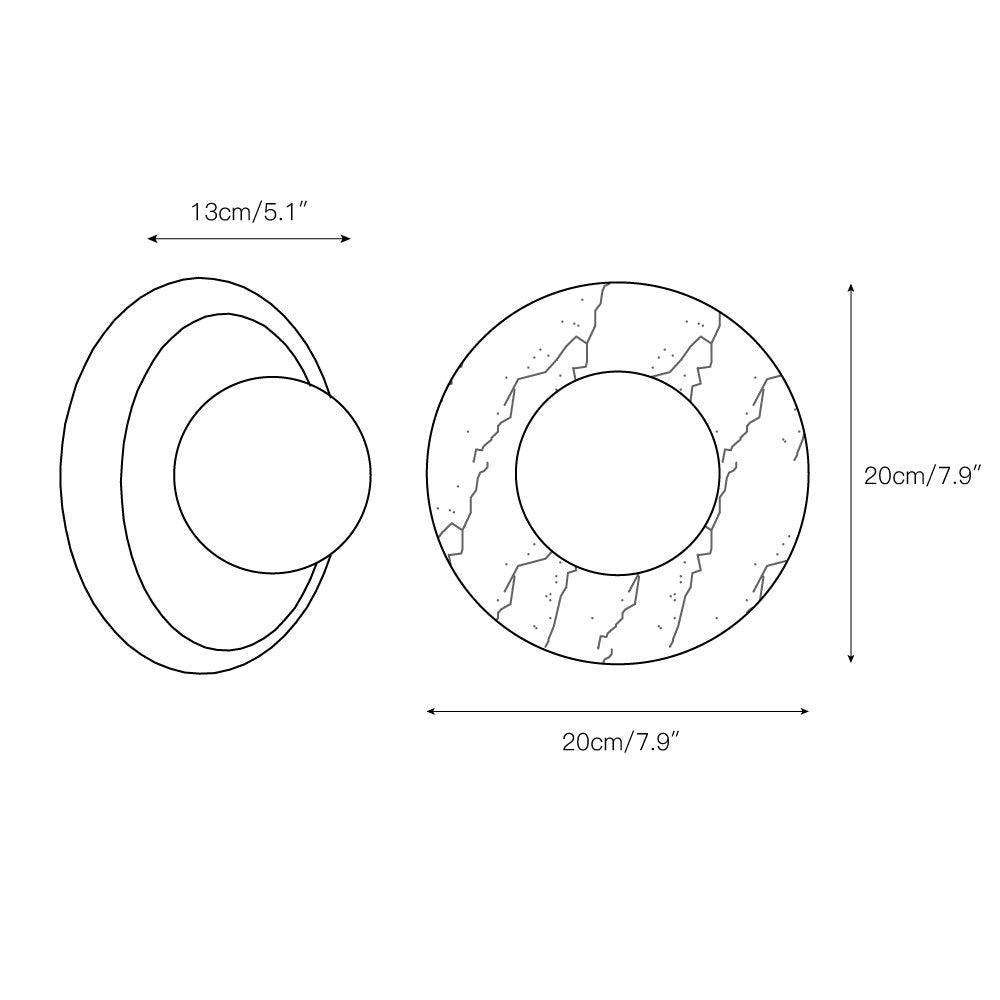 Orli Marble Wall Sconce