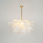 Ostrich Feather Chandelier