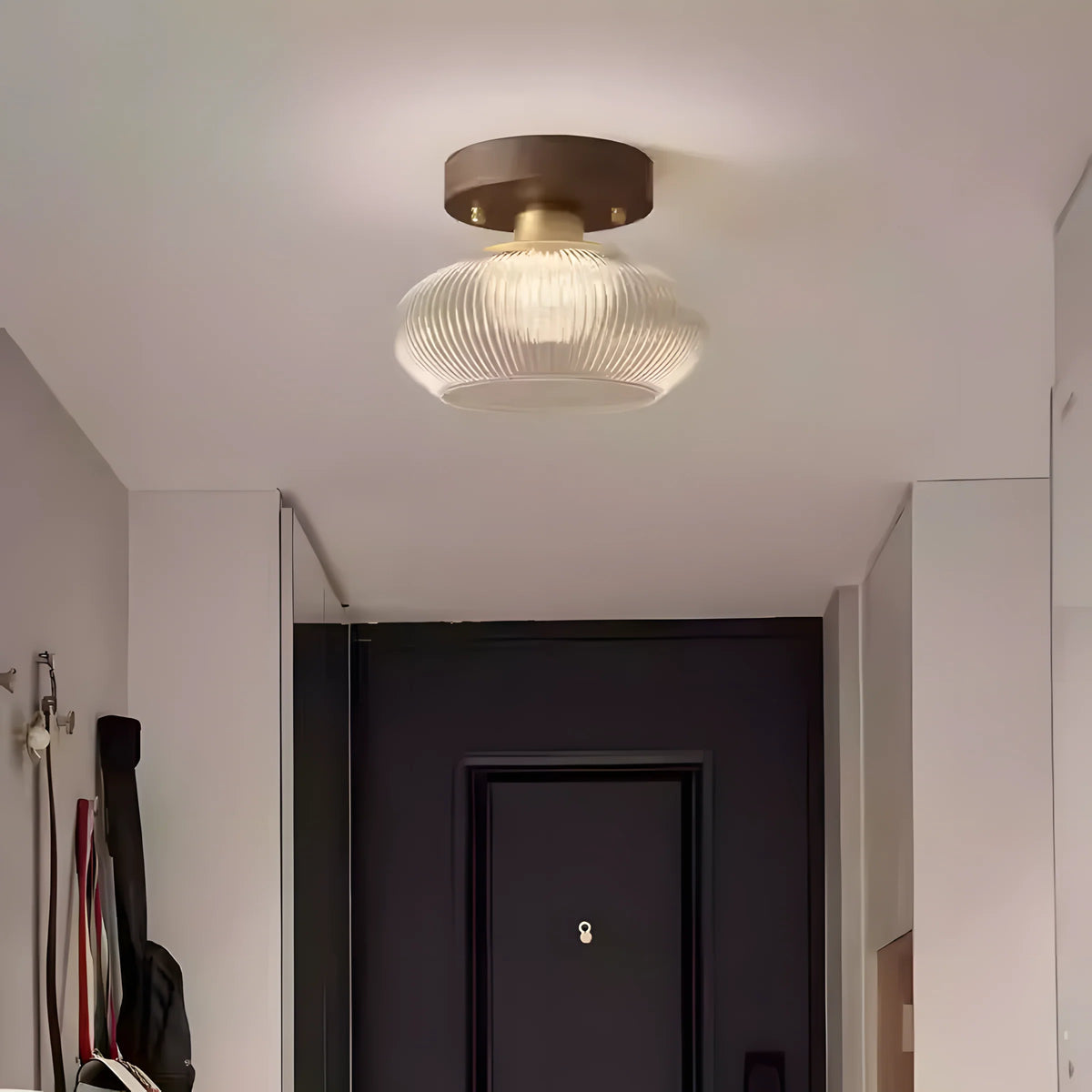 Otis Low Dome Glass Ceiling Light