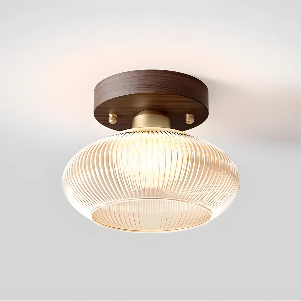 Otis Low Dome Glass Ceiling Light