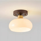 Otis Low Dome Glass Ceiling Light