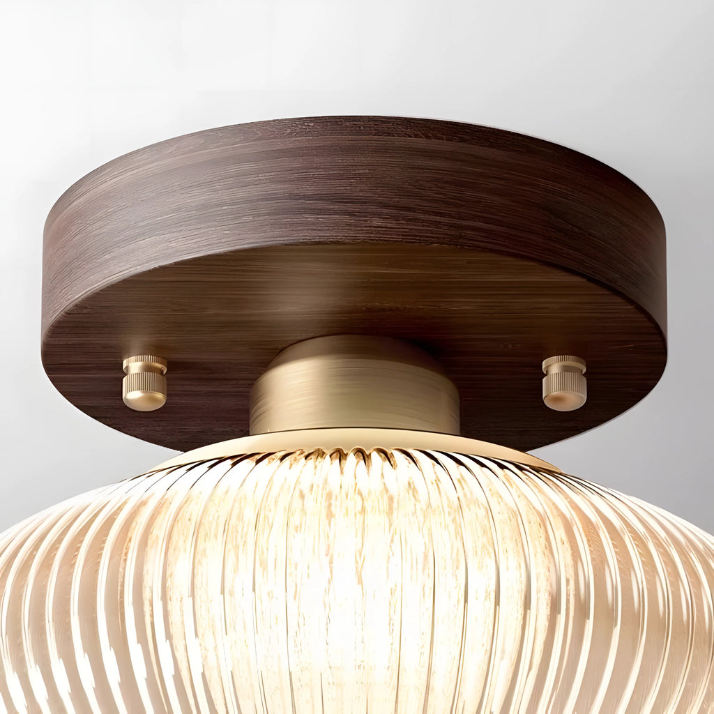 Otis Low Dome Glass Ceiling Light