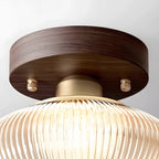 Otis Low Dome Glass Ceiling Light