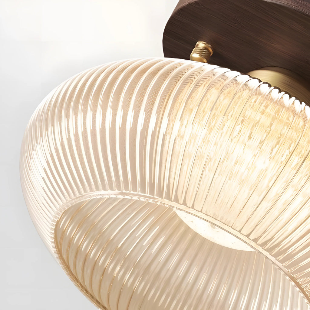 Otis Low Dome Glass Ceiling Light