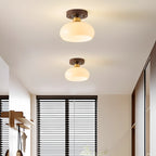 Otis Low Dome Glass Ceiling Light