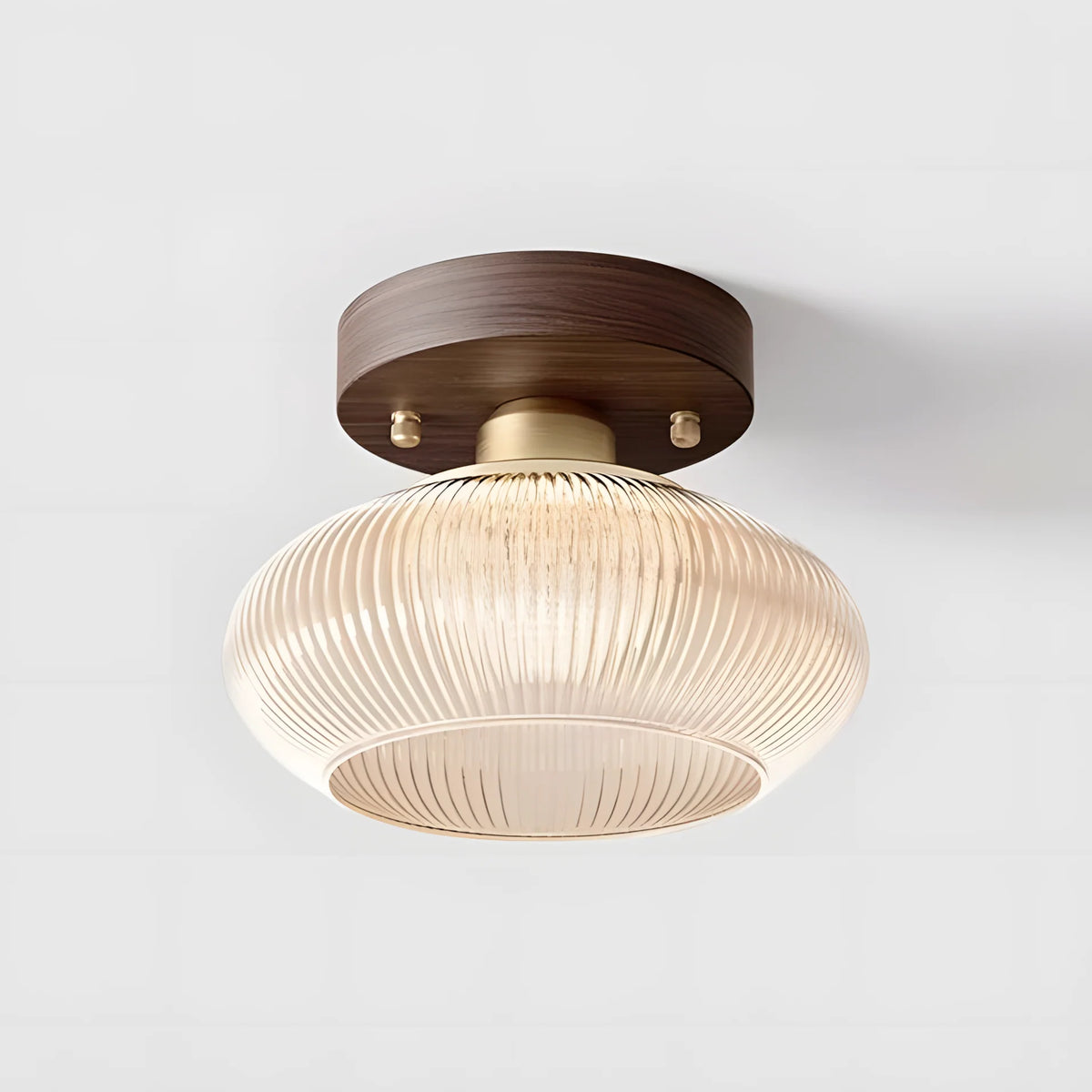 Otis Low Dome Glass Ceiling Light
