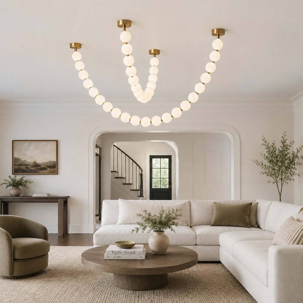 Pearl Necklace LED Chandelier