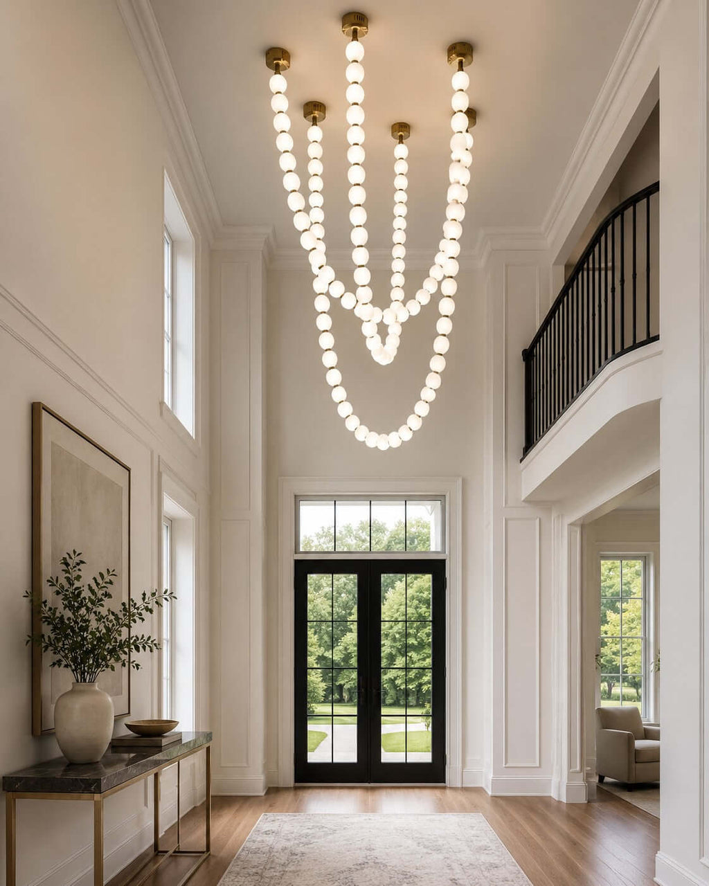 Pearl Necklace LED Chandelier