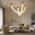 Pearl Necklace LED Chandelier