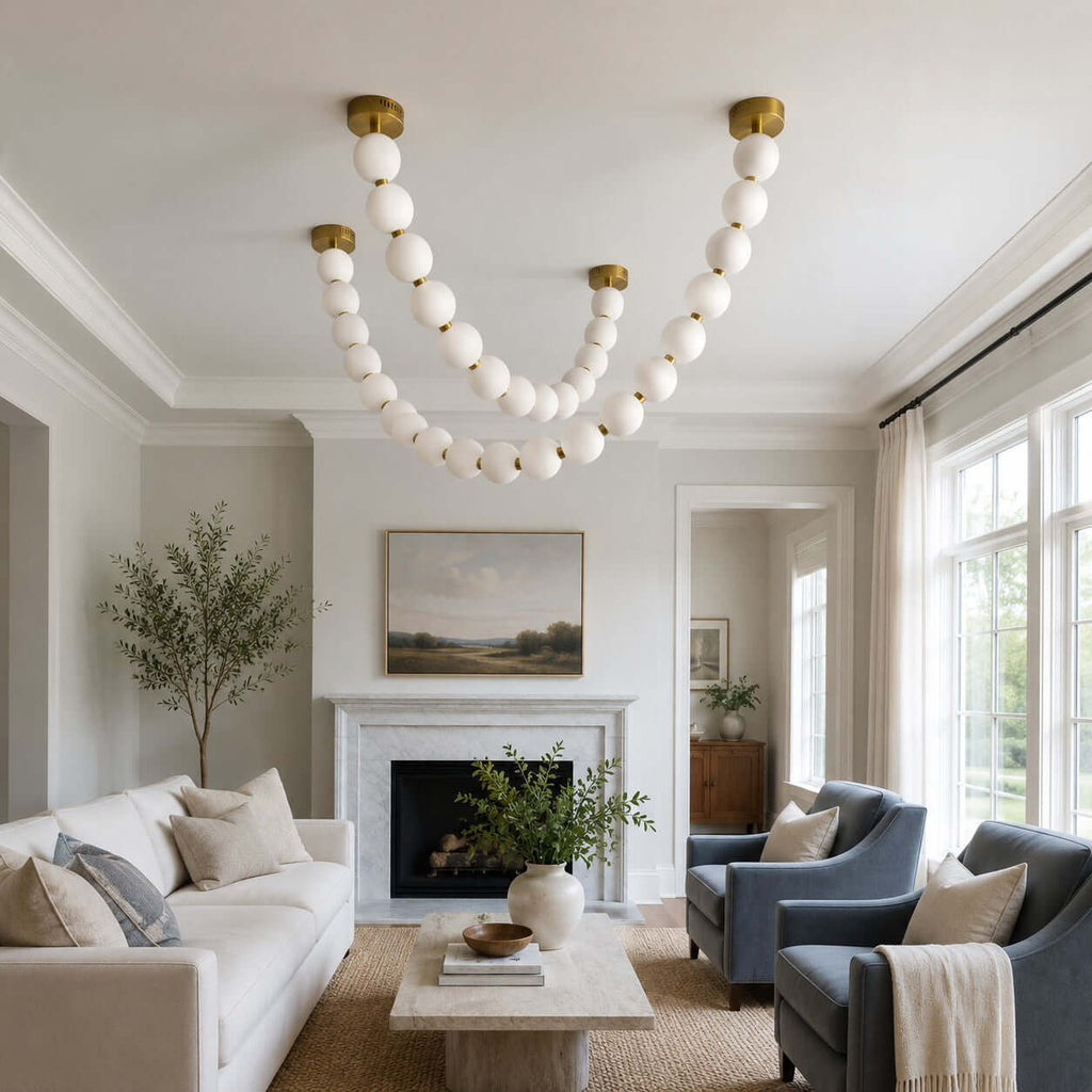 Pearl Necklace LED Chandelier