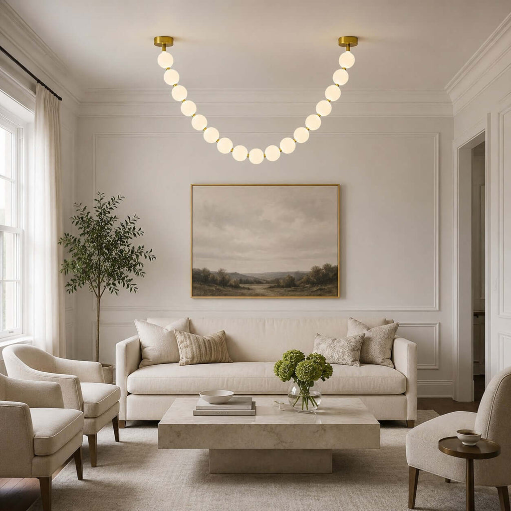 Pearl Necklace LED Chandelier