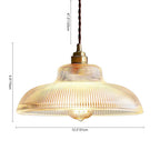 Vintage Glass Pendant Light