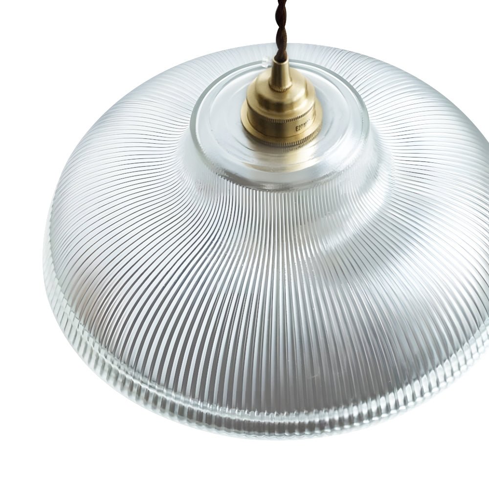Vintage Glass Pendant Light