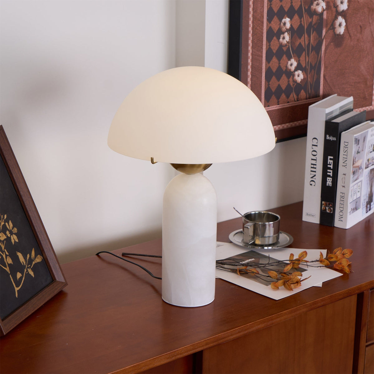 Peono Natural Stone Table Lamp