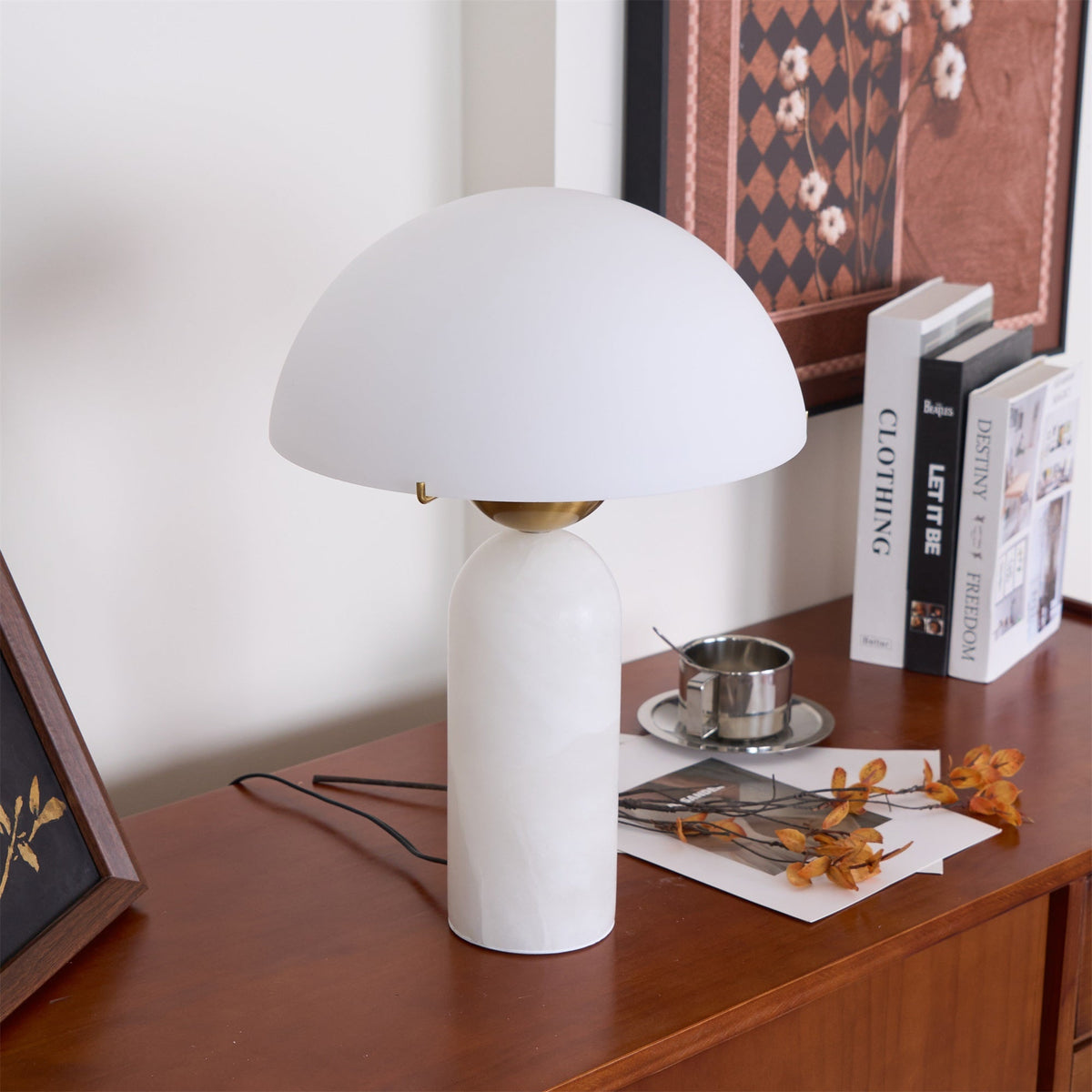 Peono Natural Stone Table Lamp