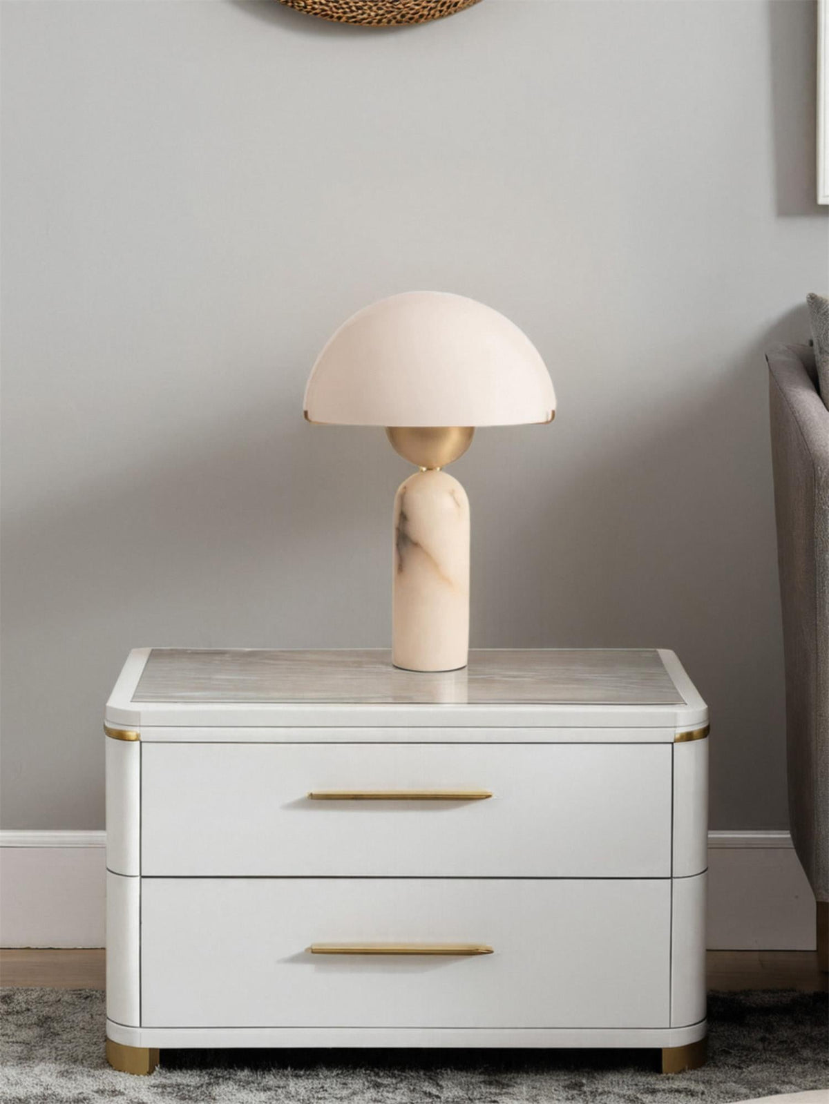 Peono Natural Stone Table Lamp