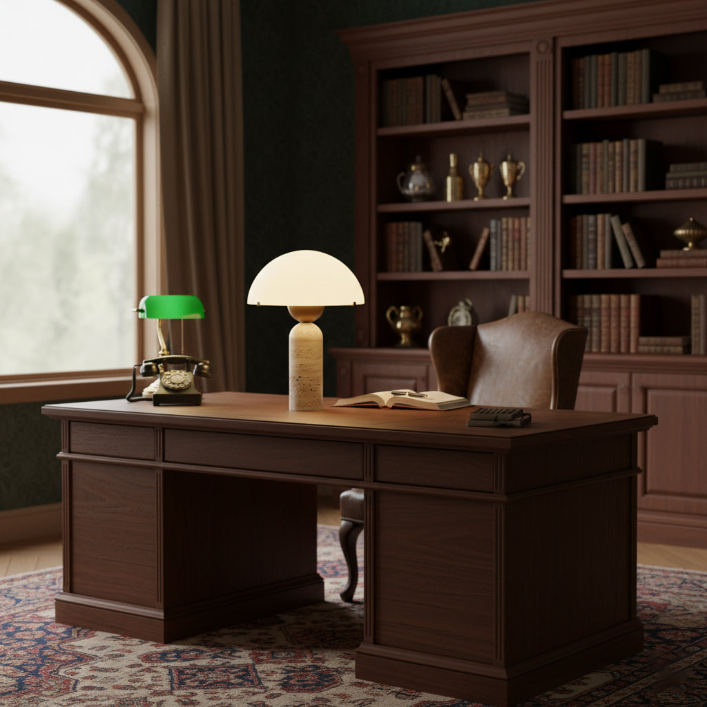Peono Natural Stone Table Lamp