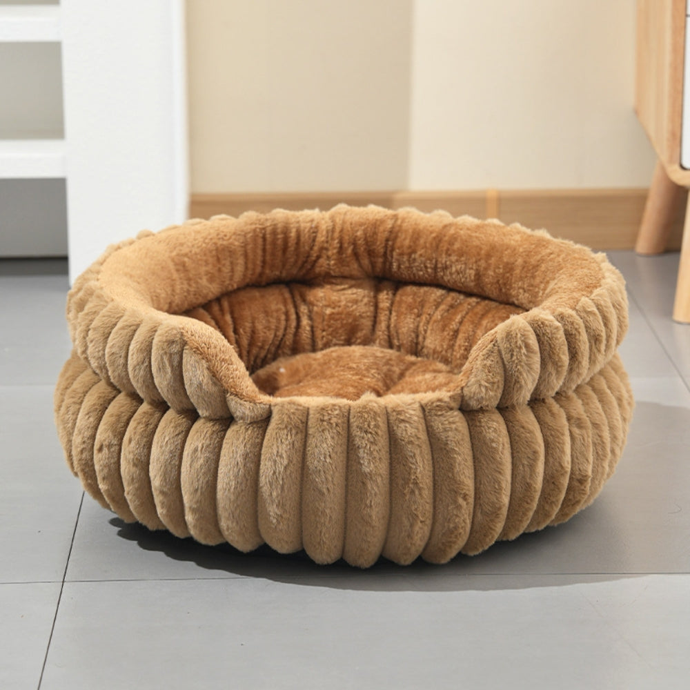 Plush Donut Pet Bed