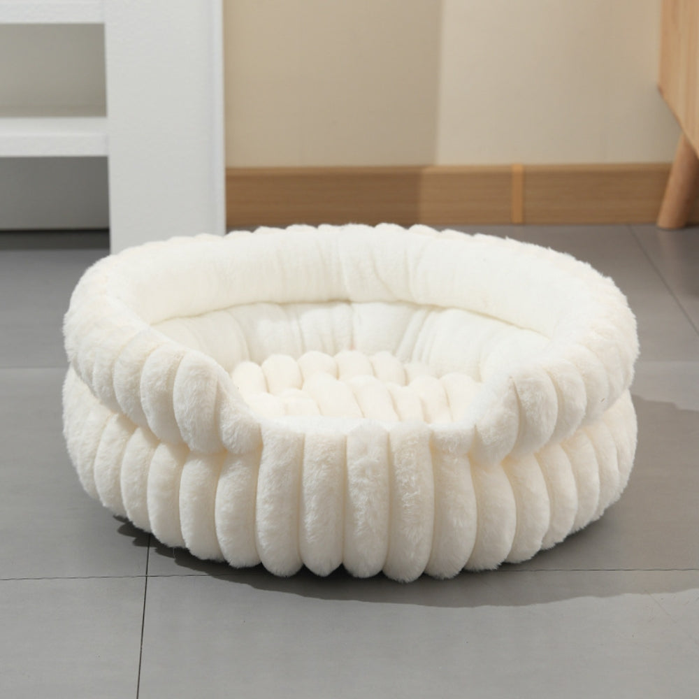 Plush Donut Pet Bed
