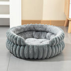 Plush Donut Pet Bed