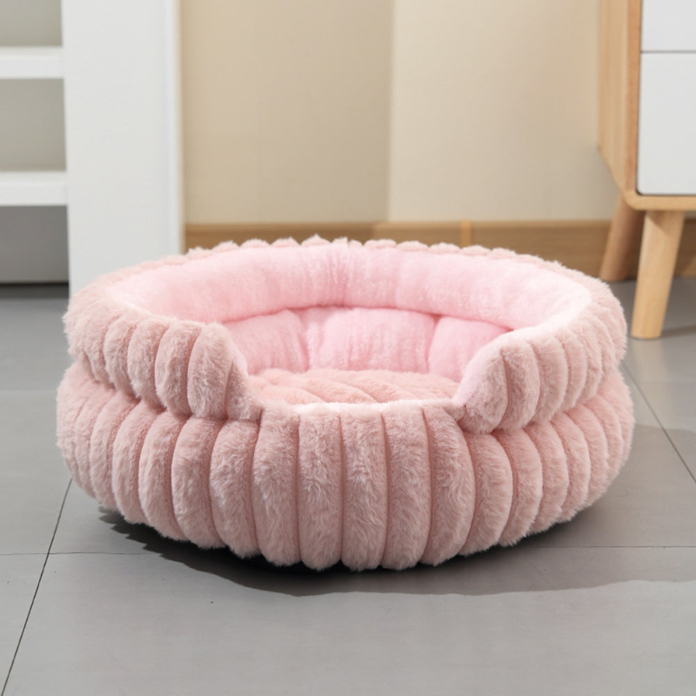 Plush Donut Pet Bed