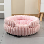 Plush Donut Pet Bed