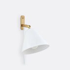 Phrike Tapered Metal Wall Sconce